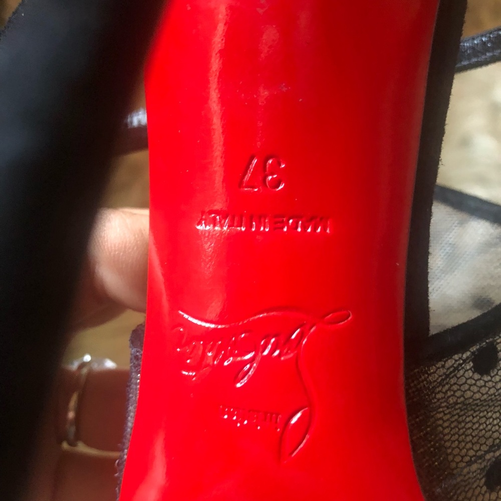 Christian Louboutin's black Acide pumps 37 - Picture 4 of 7